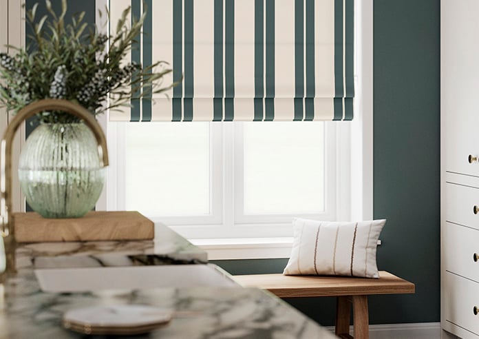 The British Stripe Co. Edward, Teignbridge No.1 - Roman Blind - Image 5